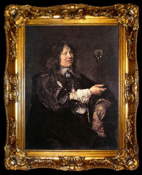 framed  Frans Hals Portrait of Stephanus Geraerdts, ta009-2